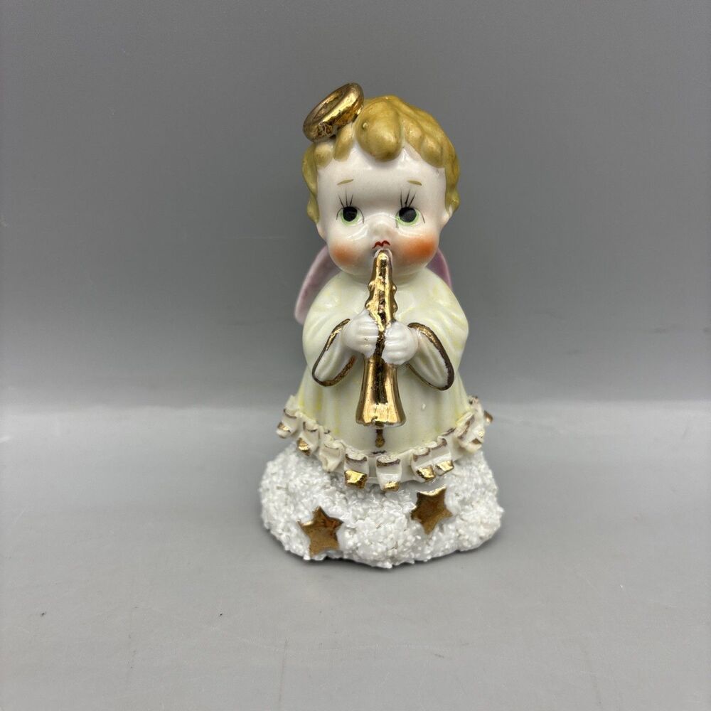 Vintage Ajax Japan Angel Figurine Flute Player